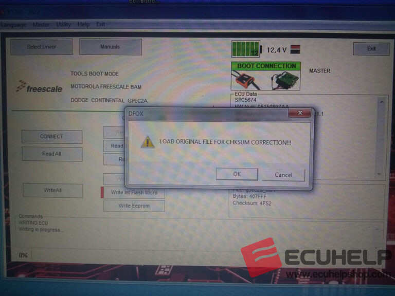 KT200 Read Chrysler Dodge FCA GPEC2A Boot Mode