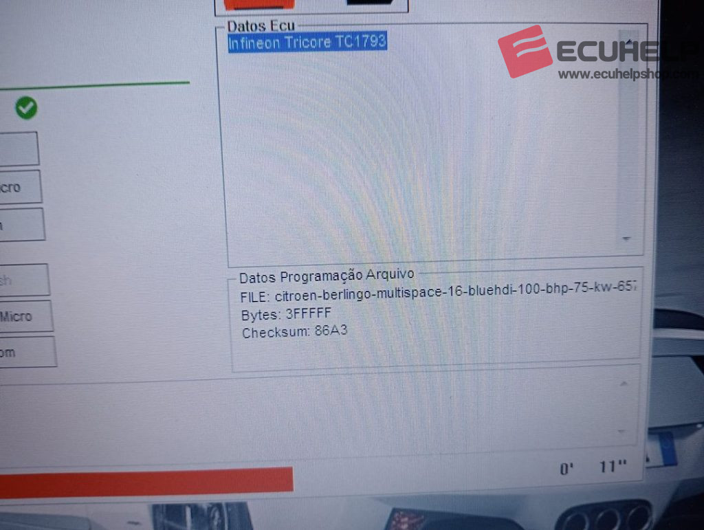 KT200 write edc17c60 with blocked