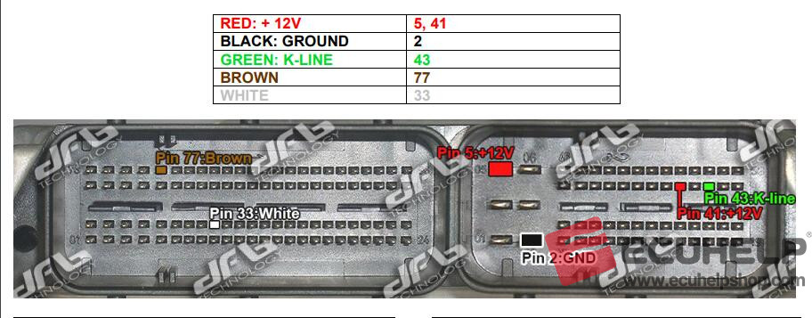 KT200II Read Write MB GL320 CDI EDC16CP31 on Bench-02