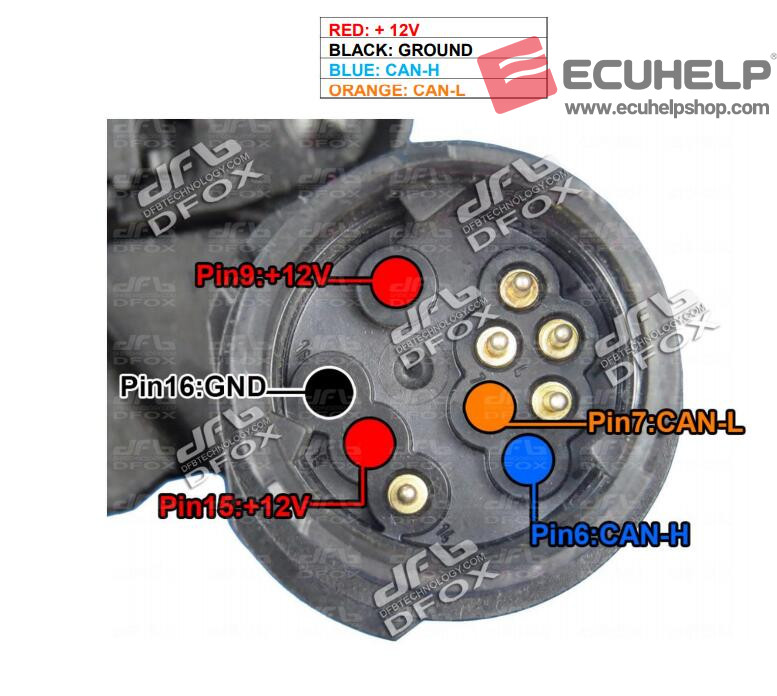 KT200II VW TIGUAN DSG DQ380 READ and WRITE Pinout Mode-07