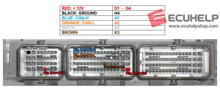 KT20II Read Write Renault Nissan EDC17C84 on Bench-02