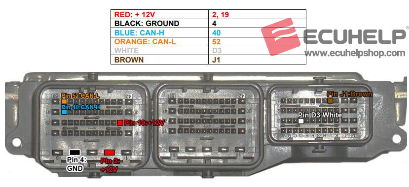 KT200 Read Write Peugeot 207 1.6HDi EDC17C10 Bench Mode-02