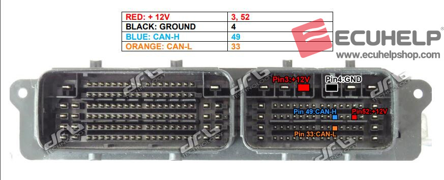 KT200 II Read and Write PSA Bosch MD1CS003 on Bench-06