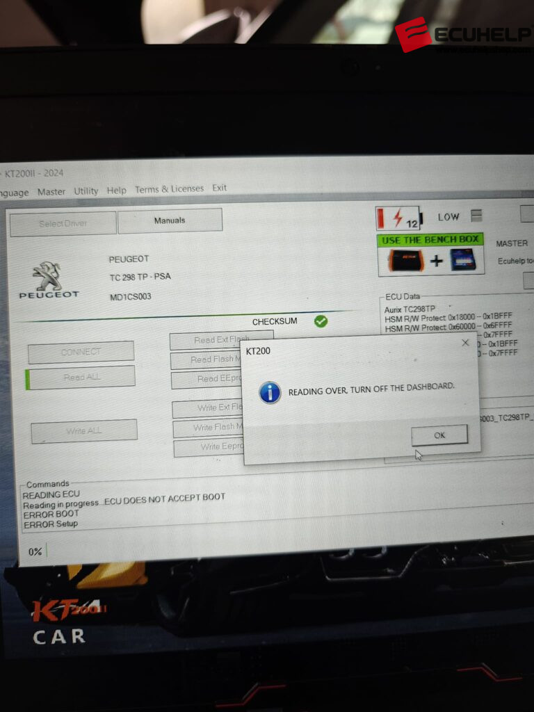 KT200II Peugeot MD1CS003 Bench-01