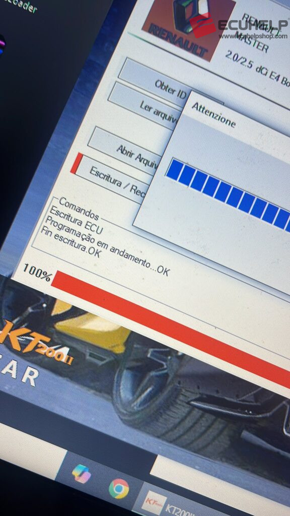
ECUHELP KT200II Read / Write Renault EDC16C36 via OBD-02