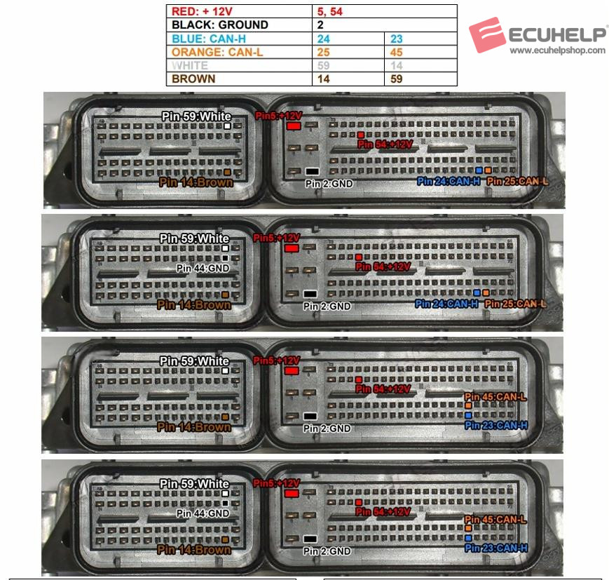 KT200II Read Write IVECO DAILY 140-36 EDC17C49 on Bench-03