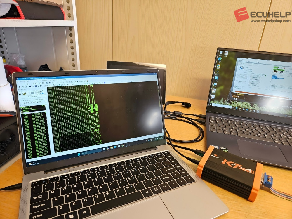 ECUHELP KT200II Bench Read Write BMW 535D 2007 E60/61 EDC16CP35-06