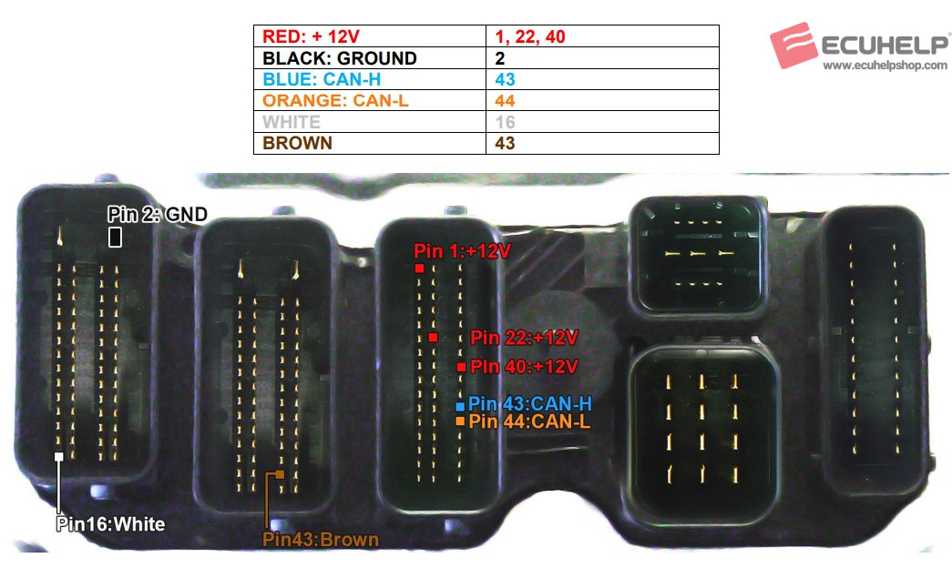 ECUHELP KT200II Bench Read Write BMW MEVD17.2.5-01