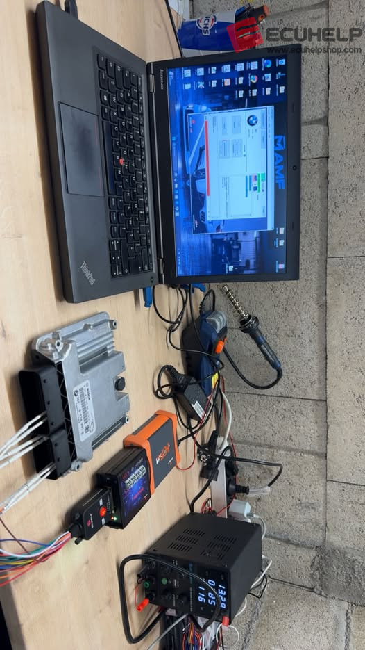ECUHELP KT200 Read and Write EDC17C50 BMW on Bench-02