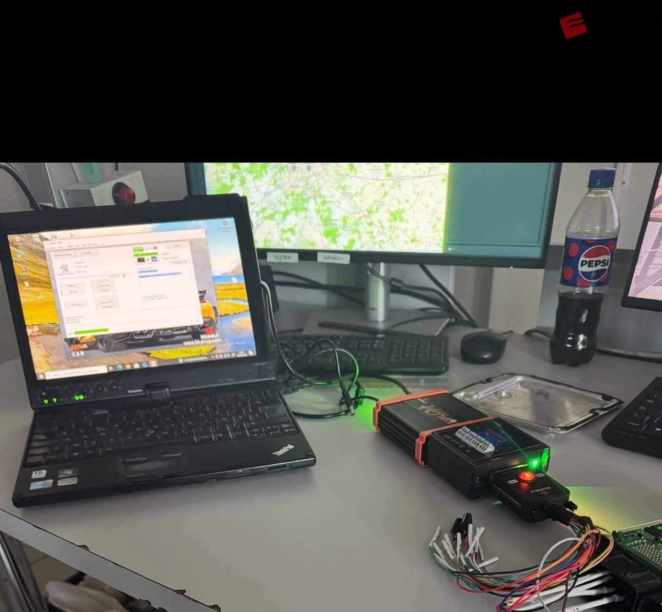 ECUHELP KT200II Read Write Med17.4.4 (Peugeot 5008) on Bench-02